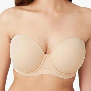 NWT Wacoal Women's Red Carpet Strapless Convertible Bra, nude